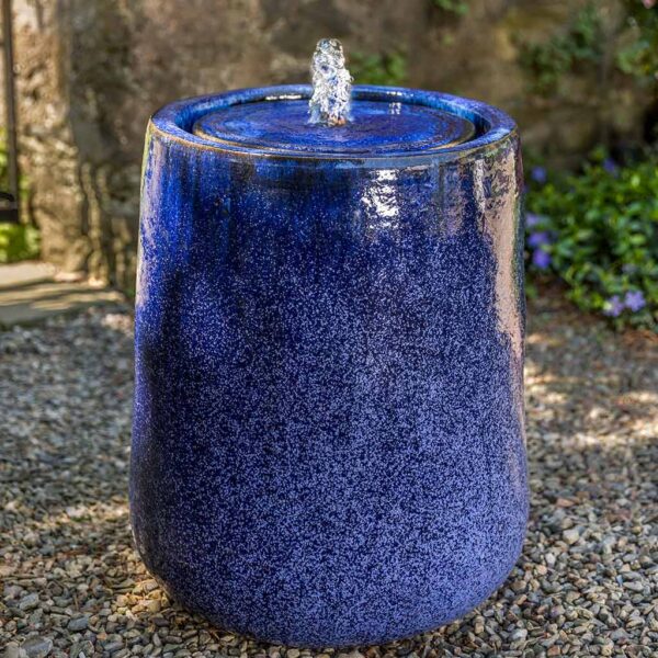 Kinsey Garden Decor Daralis Fountain Large Riviera Blue