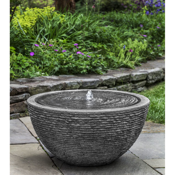 Kinsey Garden Decor Stone Ledge Arroyo Water Fountain