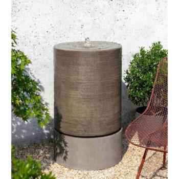 Kinsey Garden Decor Large Cylinder Fountain