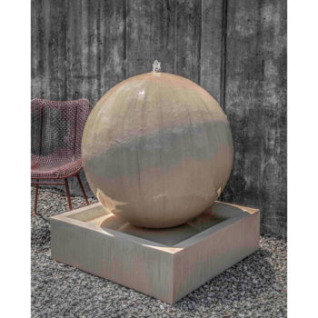 Kinsey Garden Decor Large Sphere Fountain