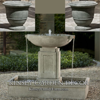 Kinsey Garden Decor Austin Fountain set