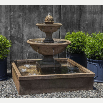 Kinsey Garden Decor La Mirande Tier Fountain