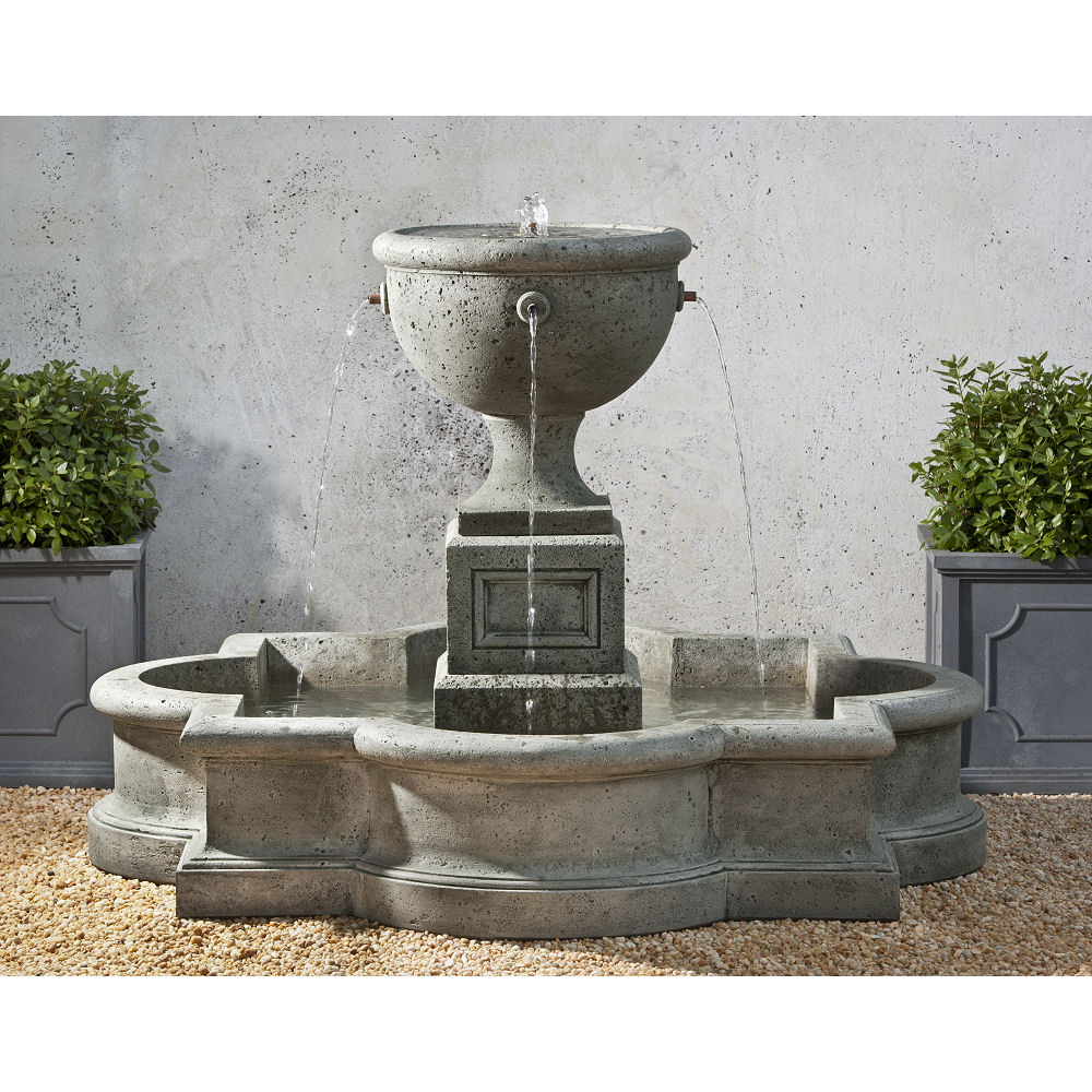 Courtyard Outdoor Navonna Water, Large Outdoor Stone Water Fountains