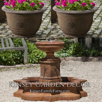 Kinsey Garden Decor Beauvais fountain set