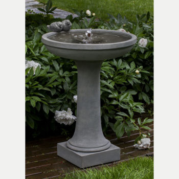 Kinsey Garden Decor Juliet Bird Bath Fountain