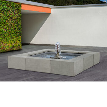 Water Fountain Modern Basalt Fountains Cement Water Features - Etsy  Singapore
