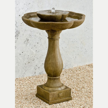 Kinsey Garden Decor Flores Bird Bath Fountain