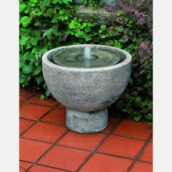 Rustica Pot Floor Outdoor Water Fountain Kinsey Garden Decor