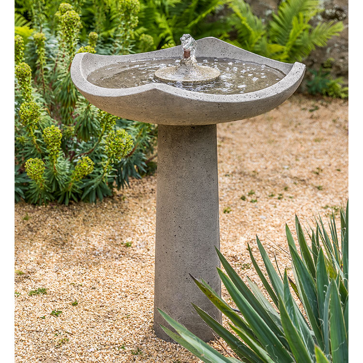Large Bird Bath Outdoor Fountain Pedestal Garden Yard Birdbath Pump Water Bowl 