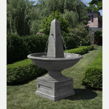 Kinsey Garden Decor Condotti Obelisk Water Fountain