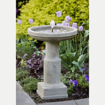Kinsey Garden Decor Powys Bird Bath Fountain