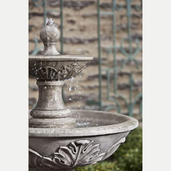 Kinsey Garden Decor Acanthus Tier Fountain