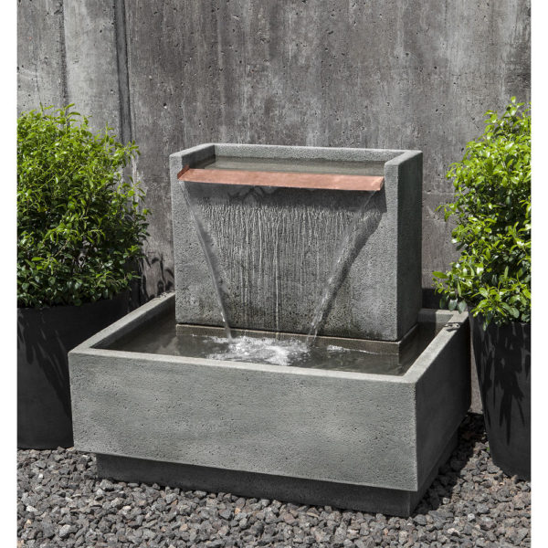 Kinsey Garden Decor Falling Water II Wall Fountain