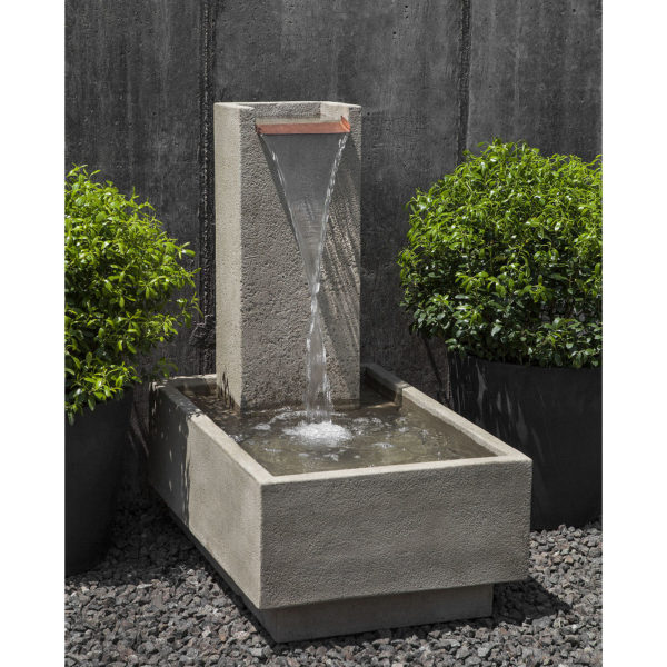 Kinsey Garden Decor Falling Water IV Wall Fountain
