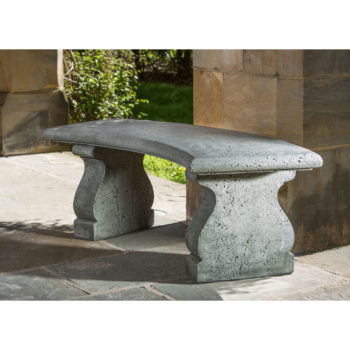 Kinsey Garden Decor Provencal Curved Bench
