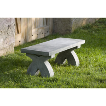 Kinsey Garden Decor Modern X Bench