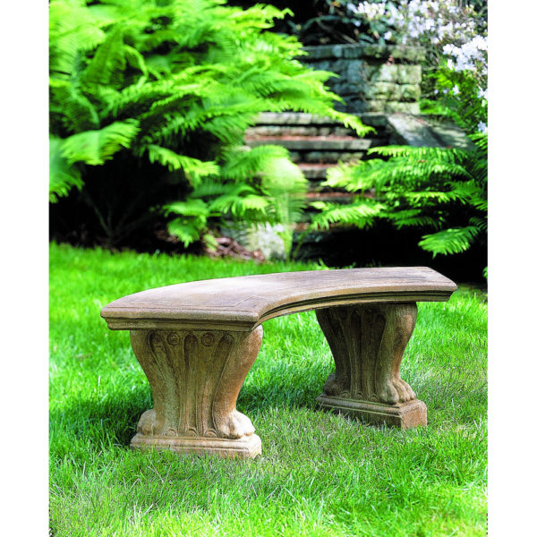 Kinsey Garden Decor Curved Westchester Bench