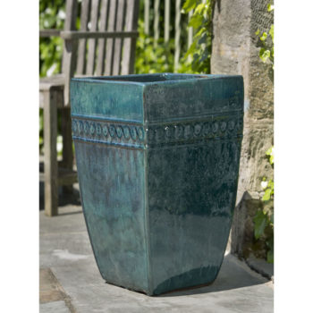 Kinsey Garden Decor ceramic Borsa Planter Indigo