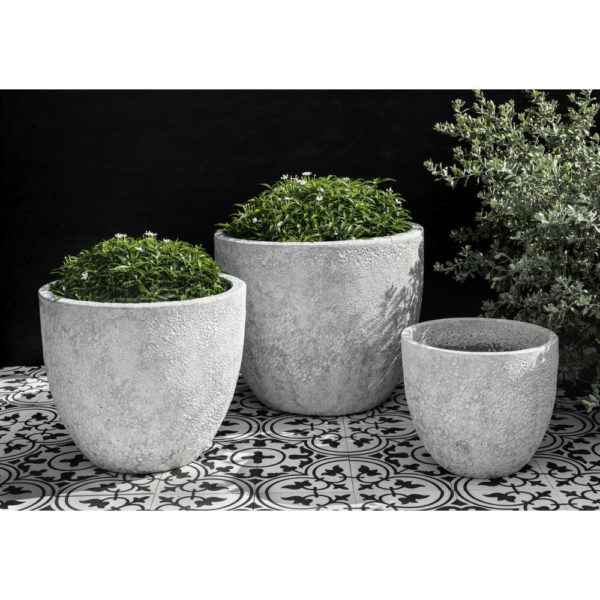 Kinsey Garden Decor Caipirinha Planter White Coral