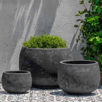 Parametre hvile Bryggeri Black Ceramic Planters | Kinsey Garden Decor
