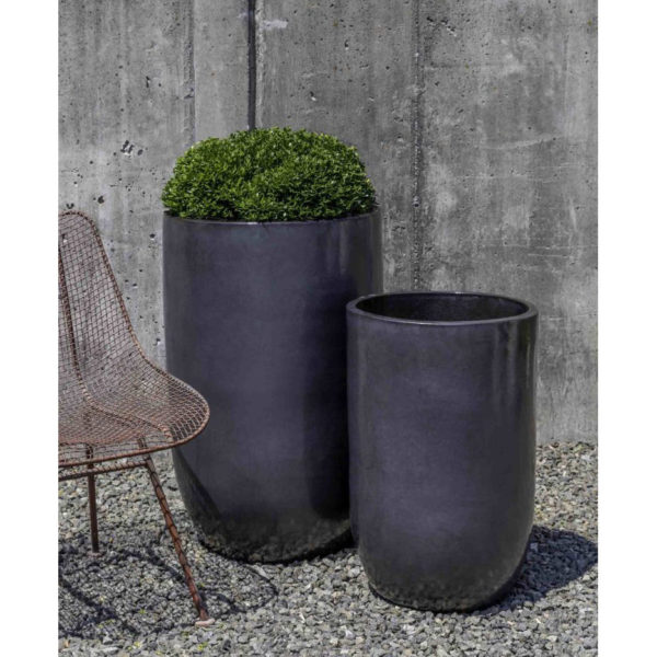 Kinsey Garden Decor Cole Planter Metal Grey