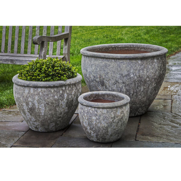 Kinsey Garden Decor Corfu Planters Grey