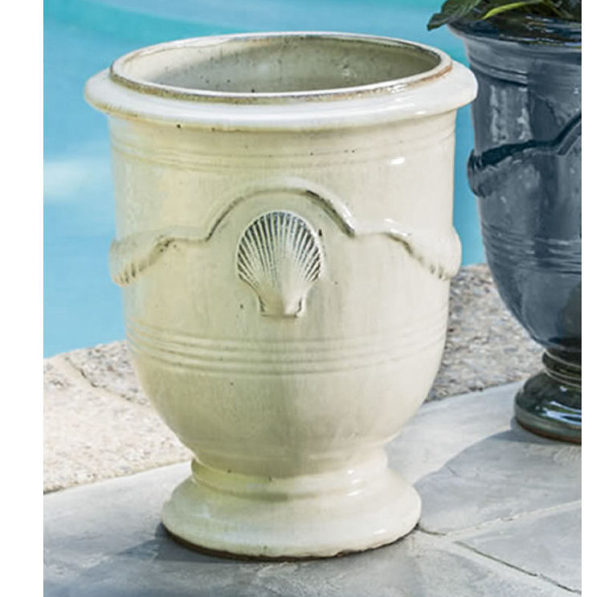 Kinsey Garden Decor ceramic Cote D’Azur Urns Cream