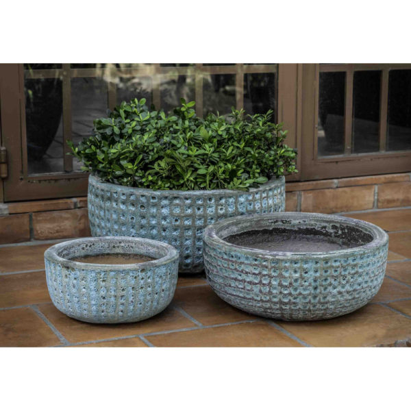 Kinsey Garden Decor Escada Planter Verdigris