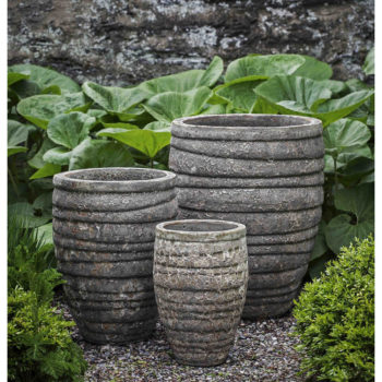 Kinsey Garden Decor ceramic planters Guaracha Angkor Grey