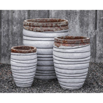 Kinsey Garden Decor ceramic planters Guaracha White