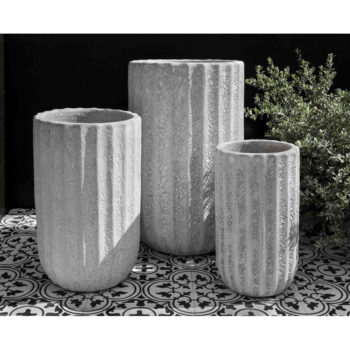 Kinsey Garden Decor Maris Tall Planter White Coral