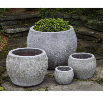 Kinsey Garden Decor Naxos Planters Grey