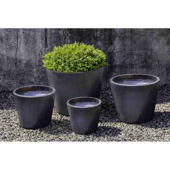 Kinsey Garden Decor Portale Planter Metal Grey