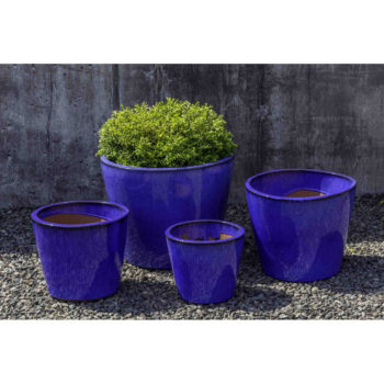 Kinsey Garden Decor Portale Planter Riviera Blue