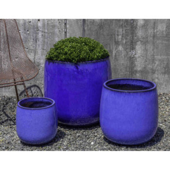Kinsey Garden Decor Potrer Planter Riviera Blue