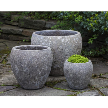 Kinsey Garden Decor Symi Planters Angkor Grey