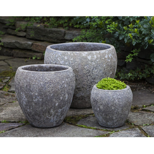 Kinsey Garden Decor Symi Planters Angkor Grey