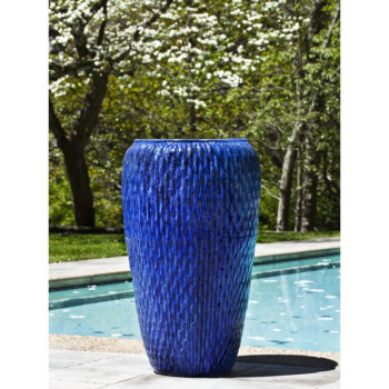 Kinsey Garden Decor Talavera Jar Riviera Blue