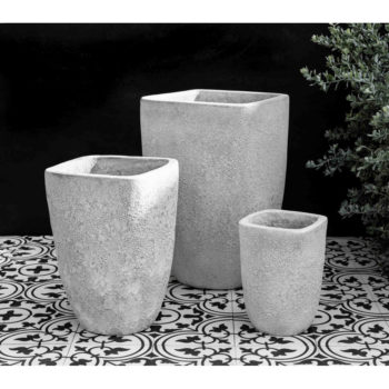 Kinsey Garden Decor Teo Planter White Coral