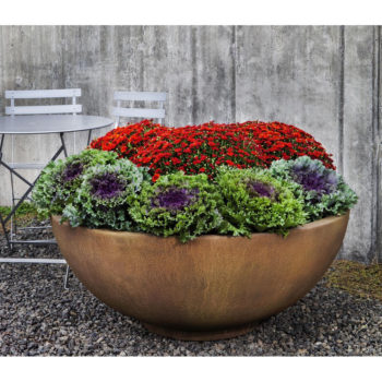 Tribeca Extra Large Outdoor Bowl Planter Kinsey Garden Decor