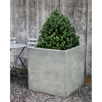 Kinsey Garden Decor Metropolis Cube GFRC planter