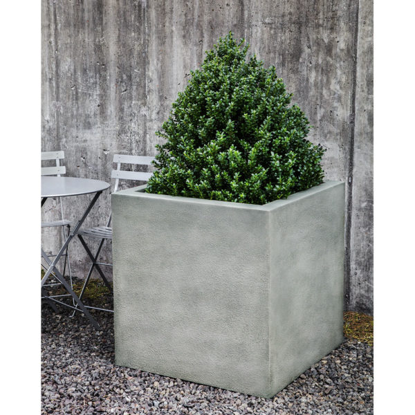 Kinsey Garden Decor Metropolis Cube GFRC planter
