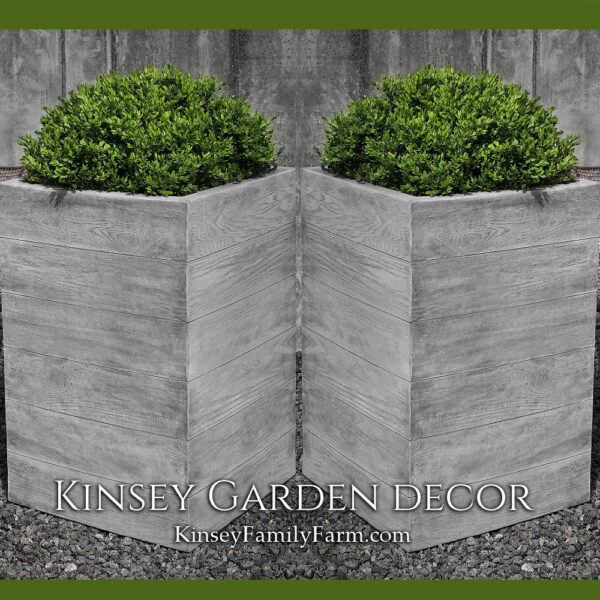 Kinsey Garden Decor Chenes Brut Tall Outdoor Planters