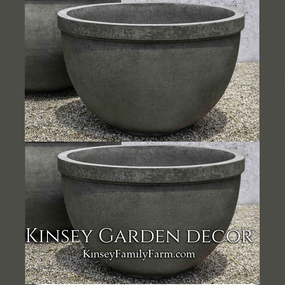 Huntington Bowl Extra Large Outdoor Planter Kinsey Garden Decor