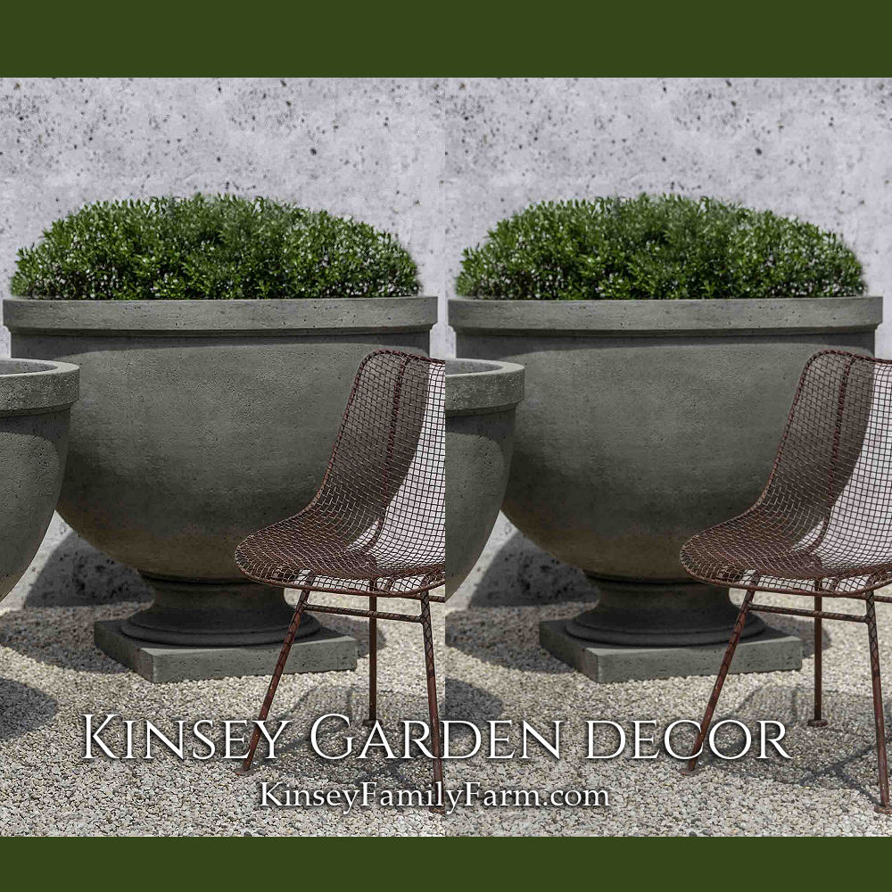 Huntington Bowl Extra Large Outdoor Planter Kinsey Garden Decor