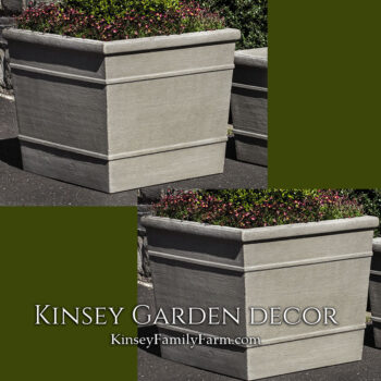Kinsey Garden Decor Marin Square Outdoor Planters Large