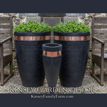 Kinsey Garden Decor Moderne Tapered Tall Outdoor Planters