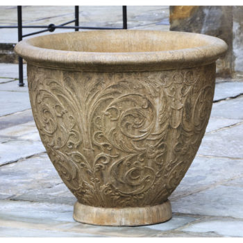 Kinsey Garden Decor Arabesque Round Planter