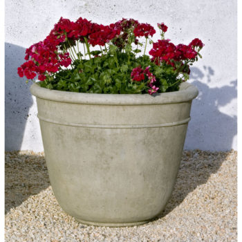 Berkeley Large Cast Stone Outdoor Planters Kinsey Garden Decor