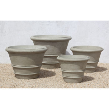 Kinsey Garden Decor Rolled Rim Planter